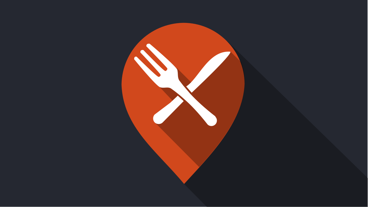 A screenshot of Restaurant Reviews' homepage
